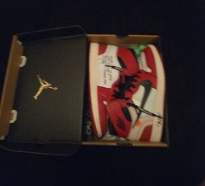 Nike Red and White Sneakers